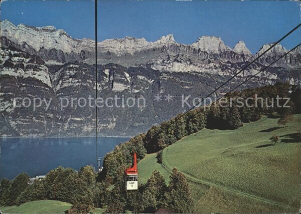 Seilbahn Unterterzen-Tannenbodenalp Walensee Chu
