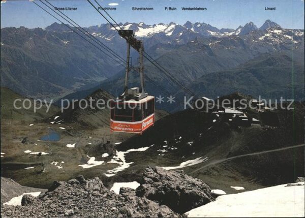 Seilbahn Weissfluhgipfel Davos Parsenn Silvretta