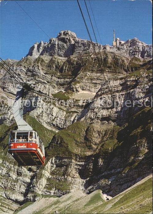 Seilbahn Säntis Schwägalp Gyrenspitz