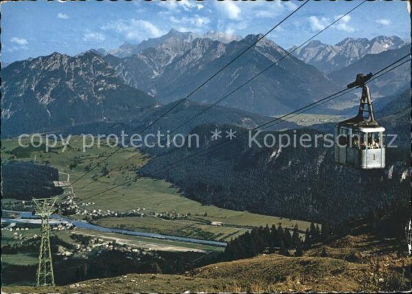 Seilbahn Reuttener Bergbahn Zugspitze Mieminger