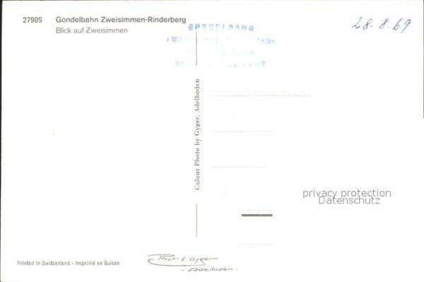 Seilbahn Zweisimmen-Rinderberg – Bild 2