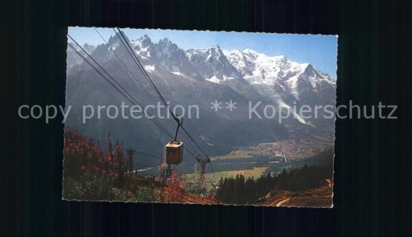 Seilbahn Flegere-Super Chamonix Chaine des Aigui