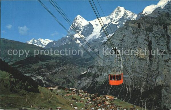 Seilbahn Schilthorn Mürren-Birg Wetterhorn Eiger