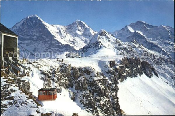 Seilbahn Männlichen Bergstation Hotel Eiger Mönc