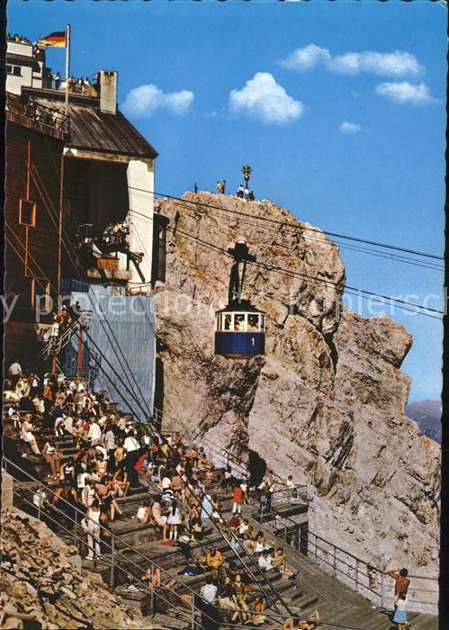 Seilbahn Zugspitze Sonnenanbeter Gipfelterrasse