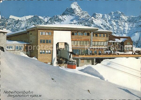 Seilbahn Nebelhorn Bergstation Hotel Höfatsblick