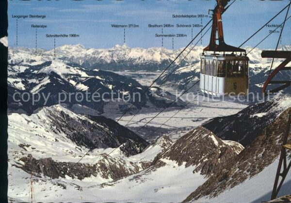 Seilbahn Gletscherbahn Kaprun Kitzsteinhorn Zell