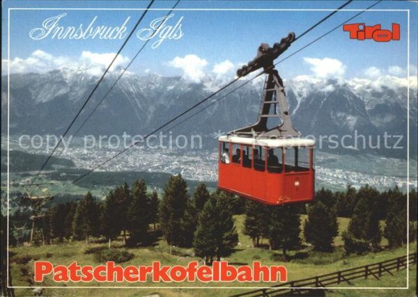 Seilbahn Patscherkofel Igls Innsbruck