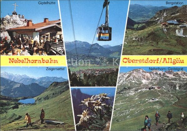 Seilbahn Nebelhorn Oberstdorf Allgäu Gipfelhütte
