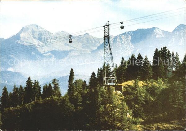 Seilbahn Brauneck Lenggries Juifen Demmeljoch