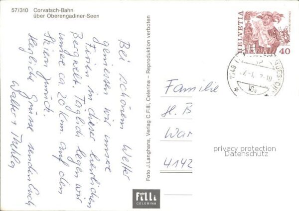 Seilbahn Corvatsch Oberengadiner-Seen – Bild 2
