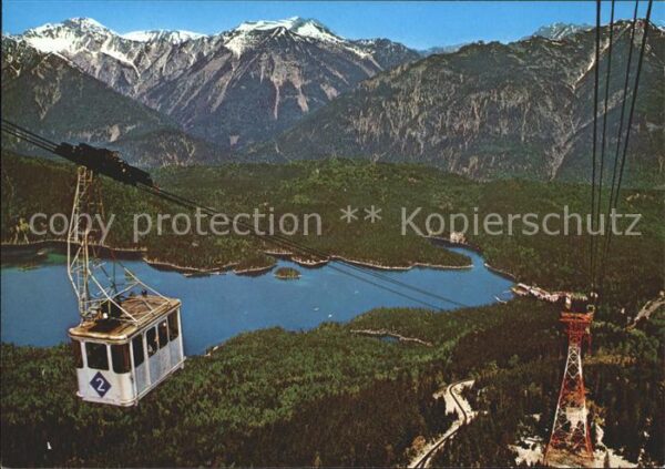 Seilbahn Zugspitze Eibsee Ammergauer Alpen Kreuz