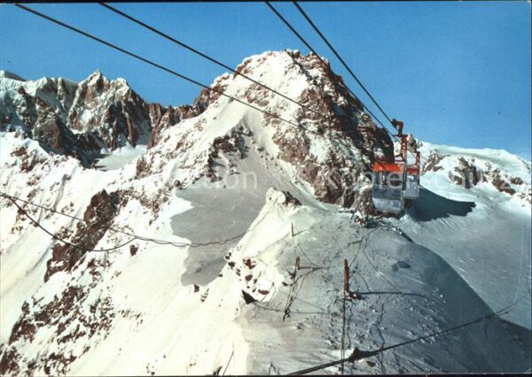 Seilbahn Funivia Courmaveur Chamonix Vallee Blan