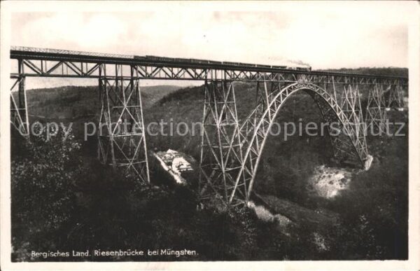 Muengsten Kaiser-Wilhelm-Brücke Bergisches Land