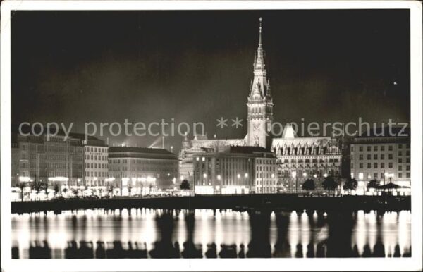 Hamburg Binnenalster Rathaus