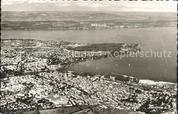Konstanz Bodensee Fliegeraufnahme