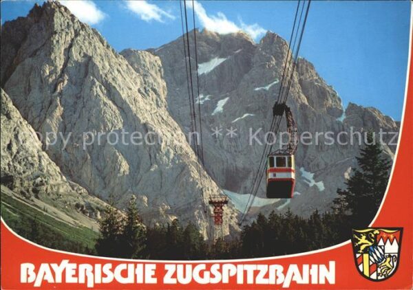Zugspitze Bayerische Zugspitzbahn Seilbahn