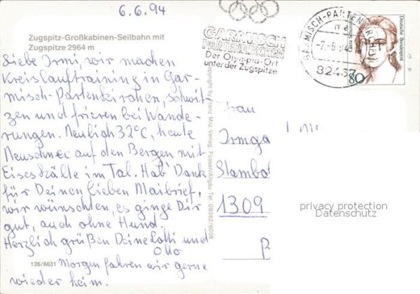 Zugspitze Bayerische Zugspitzbahn Seilbahn – Bild 2