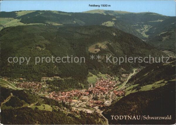 Todtnau Fliegeraufnahme Feldberg