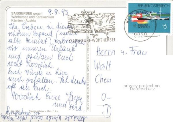 Saissersee Jeserzersee Karawanken Fliegeraufnahme – Bild 2