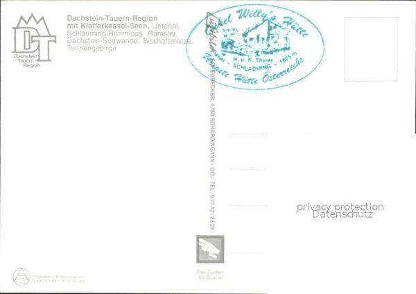 Dachstein Gebirge Tauern-Region Klafferkessel-Seen Untert – Bild 2