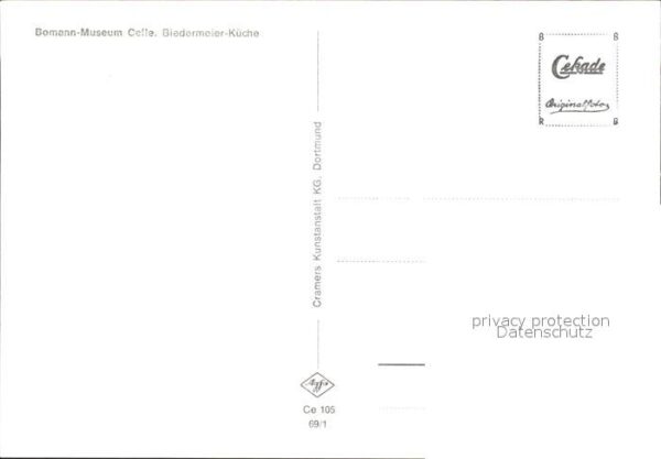 Celle Niedersachsen Bomann-Museum Biedermeier-Küche – Bild 2