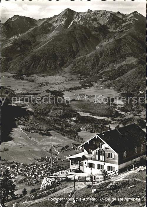 Hochgernhaus Achental Geigelsteingruppe