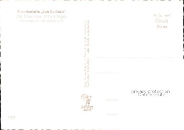 Oberstdorf Fremdenheim Leo Berktold – Bild 2