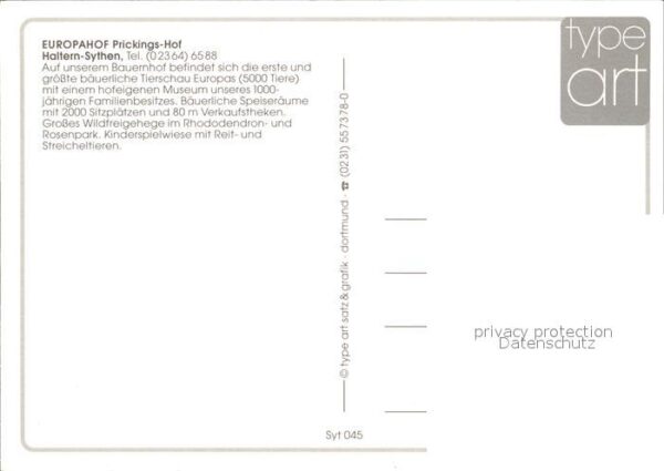 Sythen Europahof Prickings-Hof Bäuerliches Mus – Bild 2