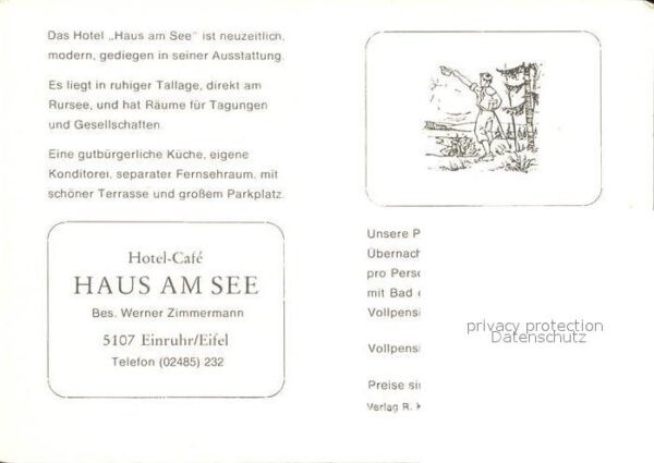 Einruhr Hotel-Cafe Haus am See – Bild 2