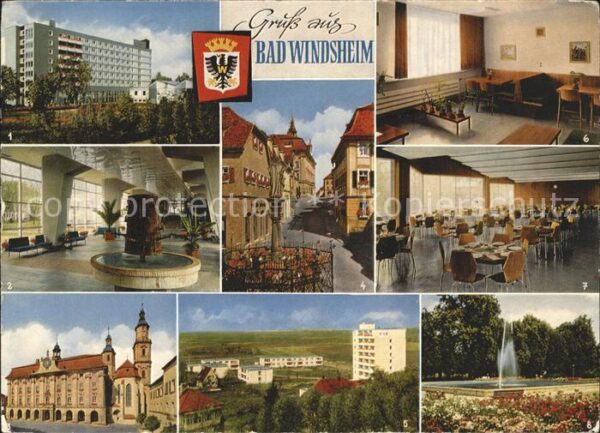 Bad Windsheim Sanatorium Frankenwald Wandelhalle Rath
