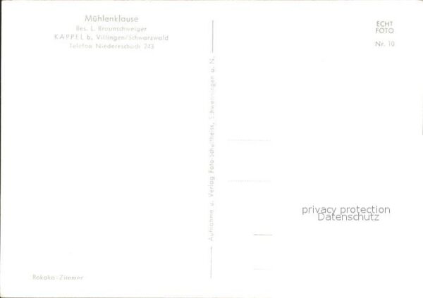 Kappel Niedereschach Mühlenklause – Bild 2