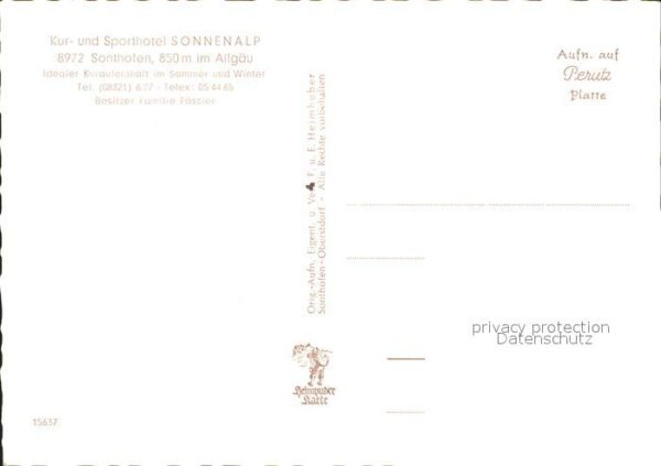 Sonthofen Oberallgaeu Kur- und Sporthotel Sonnenalp – Bild 2