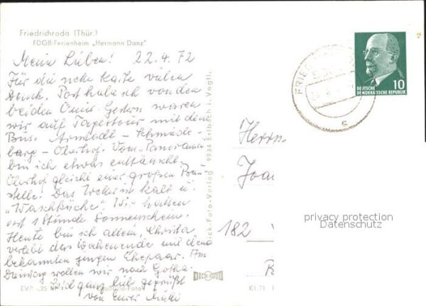 Friedrichroda FDGB-Ferienheim Hermann Danz – Bild 2