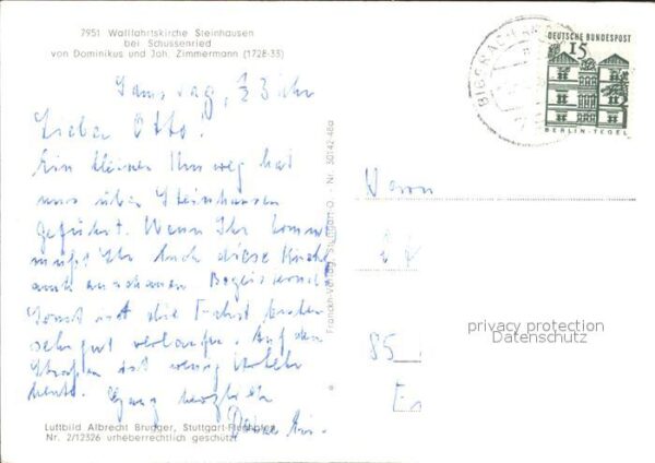 Steinhausen Bad Schussenried Wallfahrtskirche Fliegeraufnahme – Bild 2