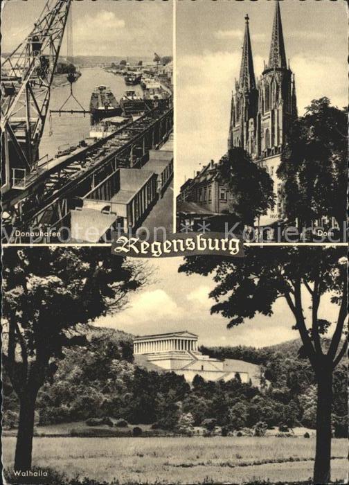 Regensburg Donauhafen Dom Walhalla