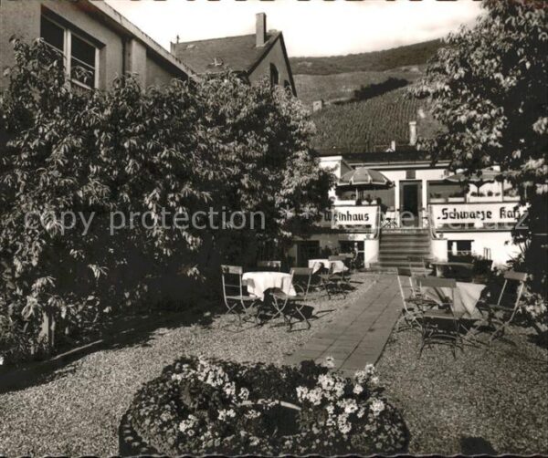 Zell Mosel Hotel Weinhaus Schwarze Katz Terrasse