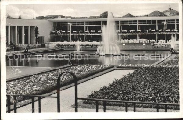 Essen Ruhr Reichsgartenschau Wasserspiele im Terra