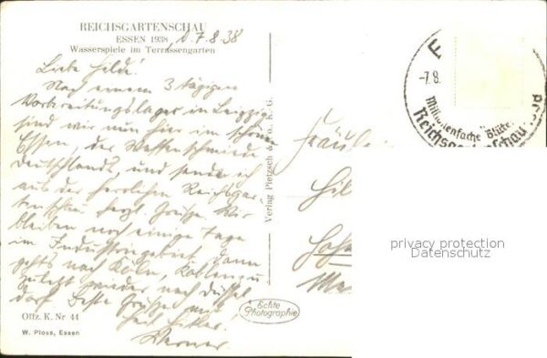 Essen Ruhr Reichsgartenschau Wasserspiele im Terra – Bild 2