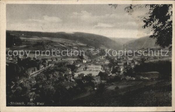 Steinach Thueringen Panorama Thüringer Wald