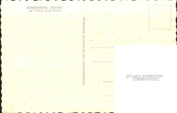 Eining Römer Kastell Abusina Militär Principia – Bild 2