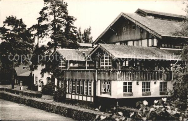 Sommerfeld Kremmen Tuberkuloseklinik Forschungsstätte Wald