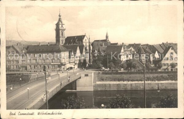 Bad Cannstatt Wilhelmsbrücke Kirche