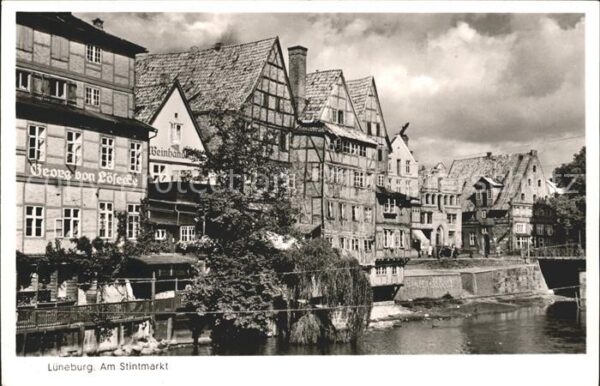 Lueneburg Partie am Stintmarkt Ilmenau