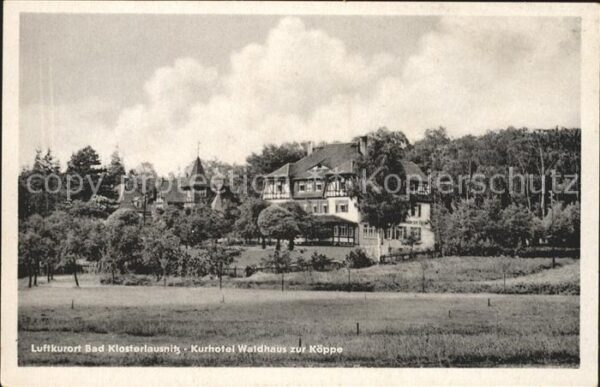 Bad Klosterlausnitz Kurhotel Waldhaus zur Köppe Luftkurort