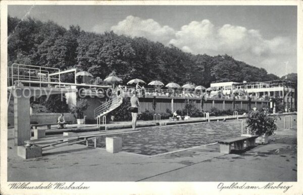 Wiesbaden Opelbad am Neroberg Schwimmbad Weltkurs