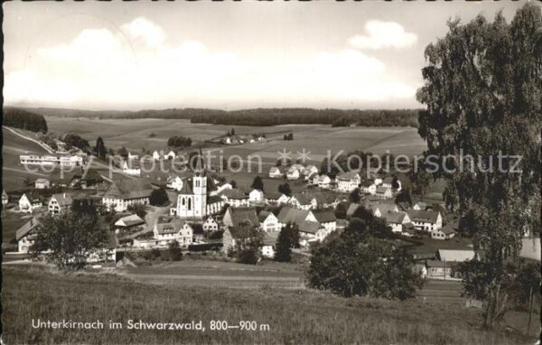 Unterkirnach Gesamtansicht Schwarzwald