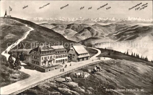 Belchen Baden Belchenhotel Alpenpanorama