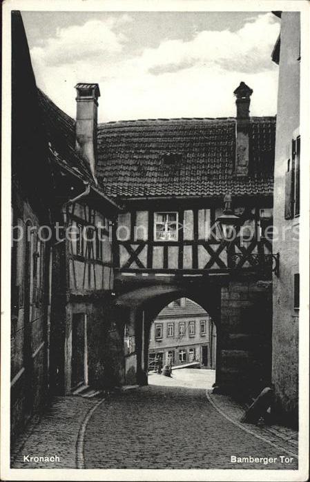 Kronach Oberfranken Bamberger Tor Altstadt
