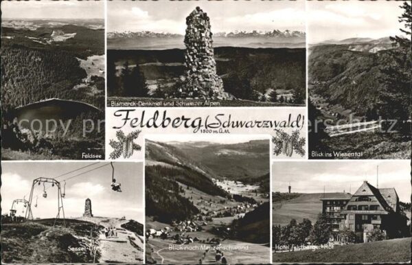 Feldberg Schwarzwald Feldsee Bismarck Denkmal Sessellift Sch